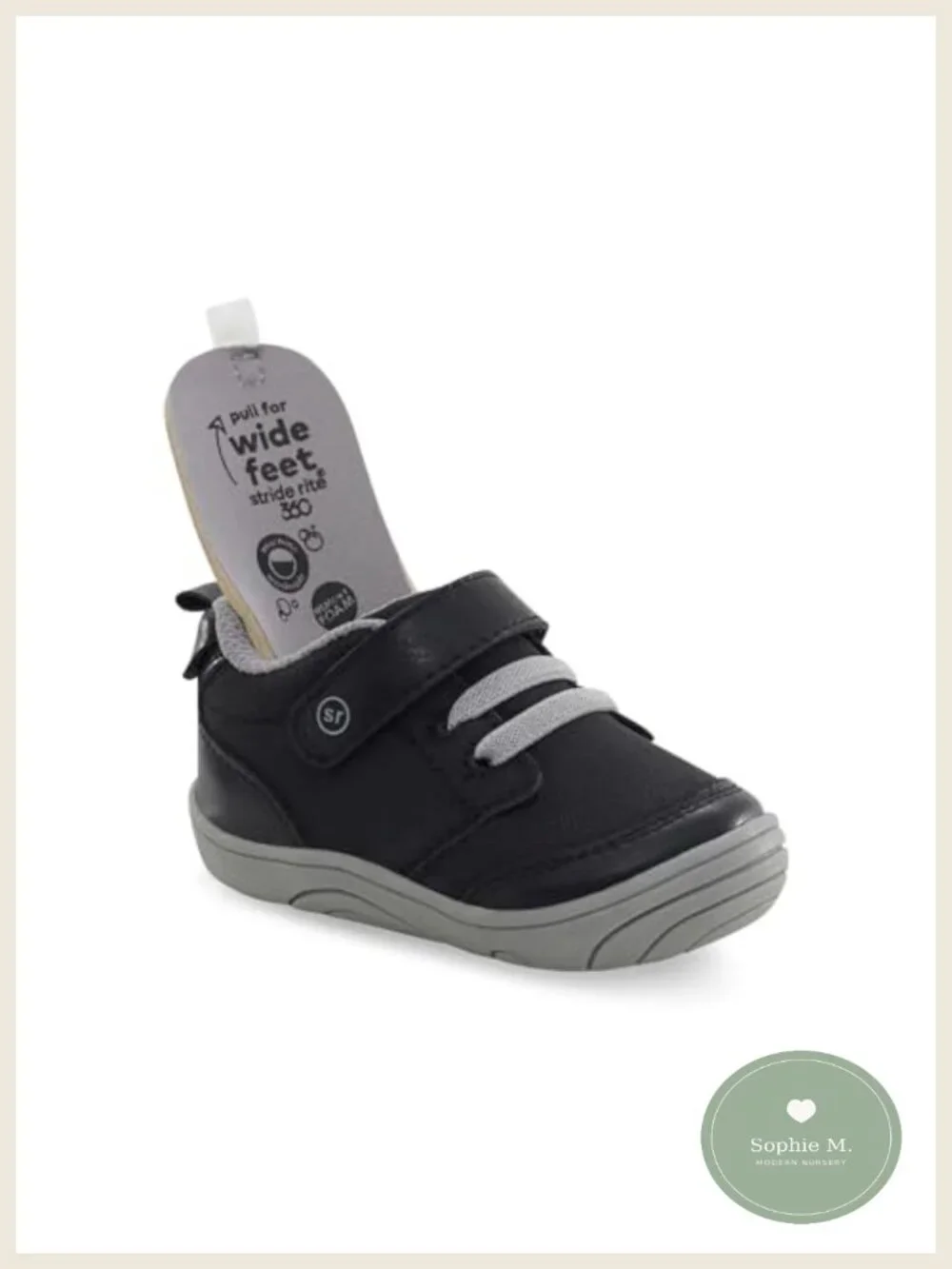 Toddler Sneakers with Memory Foam, Hook & Loop Closure, Machine Washable